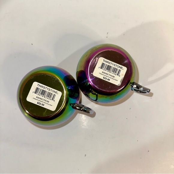Thirstystone Titanium Rainbow Mule Moscow Mugs 20oz. (Set Of 2) Pre-owned - Picture 3 of 6